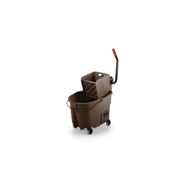 Rubbermaid 樂柏美 拖把桶車35QT(咖啡色) 咖啡色 FG758088BRN