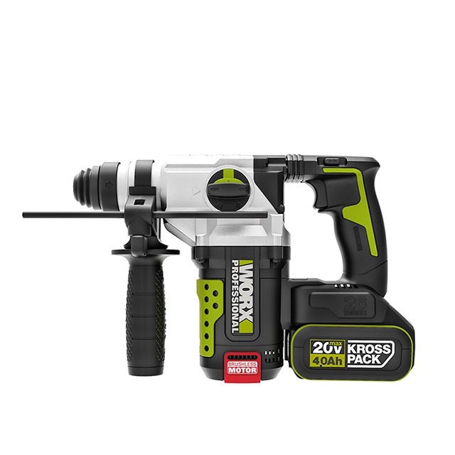 WORX 威克士 20V 28mm 無刷鋰電免出力電錘 WU389.3 (雙電) 20V, 28mm, 雙電 WU389.3