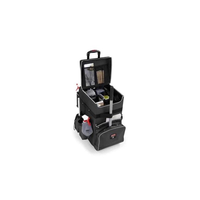 Rubbermaid 樂柏美 便攜式房務整理車-大型 灰色 1902465
