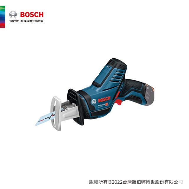 BOSCH 博世 12V 鋰電軍刀鋸 GSA 12 V-LI 2.0Ah 單電組 GSA 12 V-LI