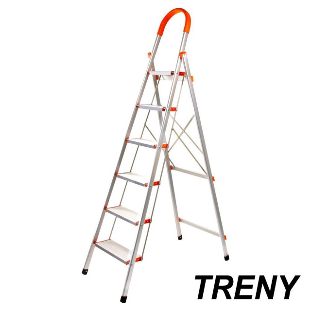 TRENY 加寬鋁製六階扶手梯 加寬 鋁製 六階