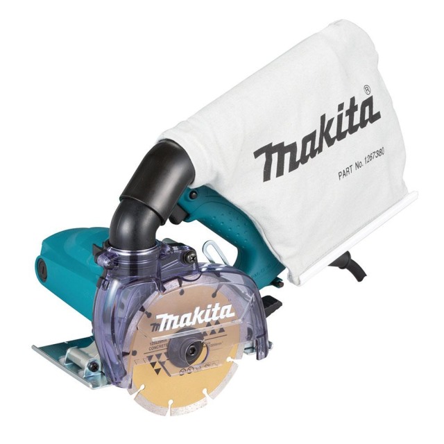 MAKITA 牧田 5吋電動切石機 125mm (附集塵袋) 產品規格表
工作能力	砂輪直徑：125mm最大鑽石厚度：2.2mm最大切割深度：40mm可用導板適配器:198673-2
回轉數rpm	12,200
耗電量	1,300W
尺寸(長x寬x高)	231mm
重量	3.0kg 4100KB