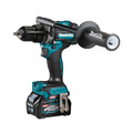 MAKITA 牧田 40V充電式無刷震動夾頭電鑽 產品規格表
工作能力	鑽孔能力：石工 - 20mm鐵工 - 20mm木工 - 木螺鑽頭 50mm /自切穴鑽頭 76mm / 孔鋸 - 152mm緊固能力：木螺絲 - 10 mm x 90 mm機用螺絲  -  M6
打擊數(高/低)ipm	0 - 39,000 / 0 - 9,750
回轉數(高/低)rpm	0 - 2,600 / 0 - 650
扭力(硬質/軟質)N.m	140 / 68
尺寸(長x寬x高)	182 x 86 x 275 mm
重量	2