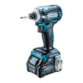 MAKITA 牧田 40V充電式無刷衝擊起子機(藍色) 2.5Ah雙電組 TD001GD203