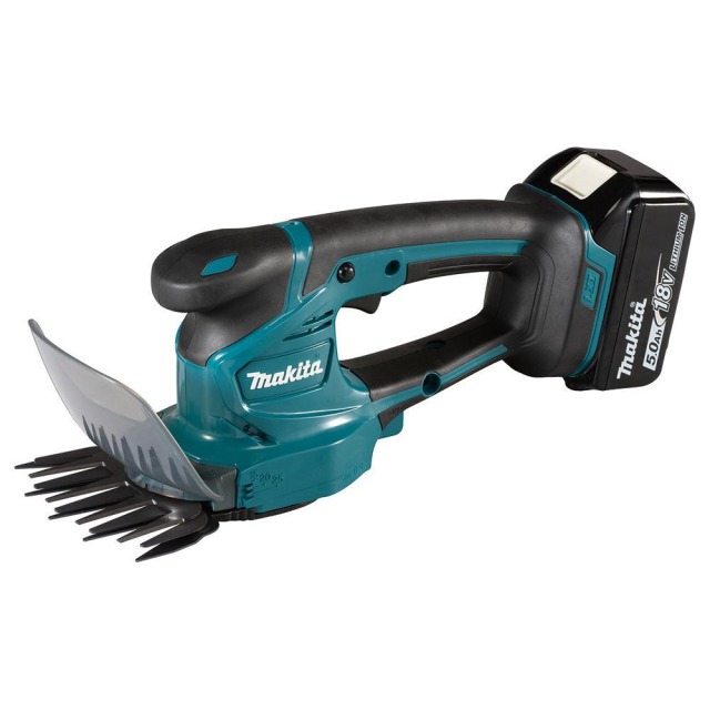 MAKITA 牧田 18V草皮修剪機 3.0Ah單電組 產品規格表
工作能力	剪草寬度：110mm鋸片長度：200mm
衝程速度	2,500 spm
尺寸(長x寬x高)	330 x 120 x 130 mm
重量	1.4 - 1.8 kg DUM111RFX