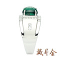 天然巴西綠碧璽男戒2克拉(FJR0051)-2