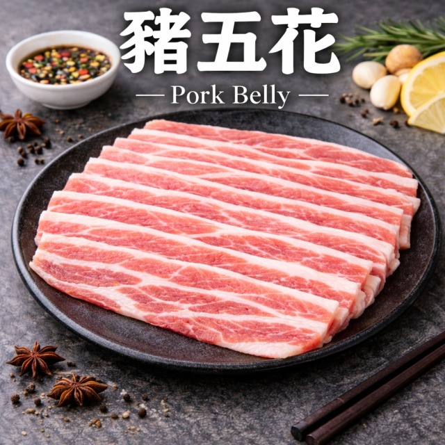 【冷凍】豬五花｜1公斤