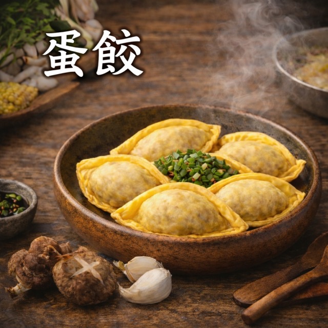 【冷凍】手工蛋餃｜1公斤