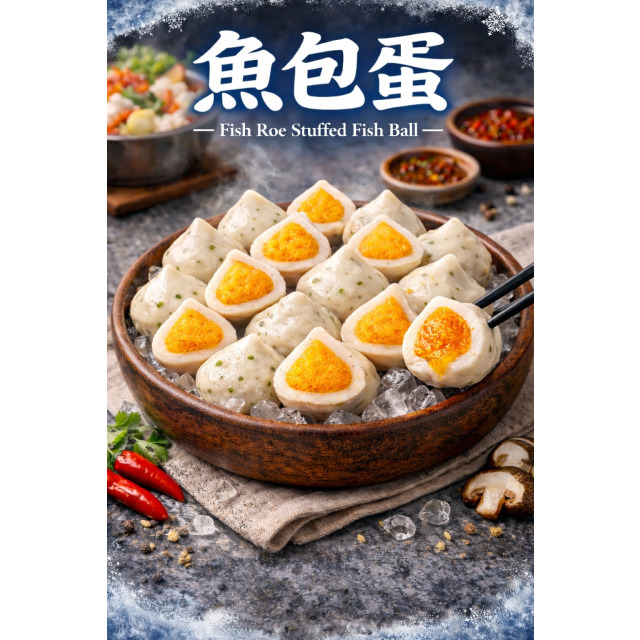 【冷凍】魚包蛋｜1公斤