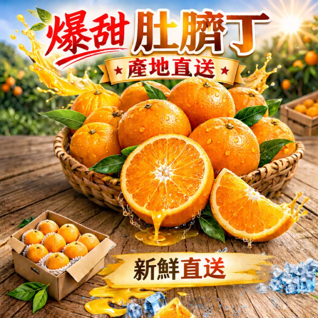 【常溫】肚臍丁臍橙｜3公斤