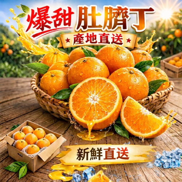 【常溫】肚臍丁臍橙｜3公斤