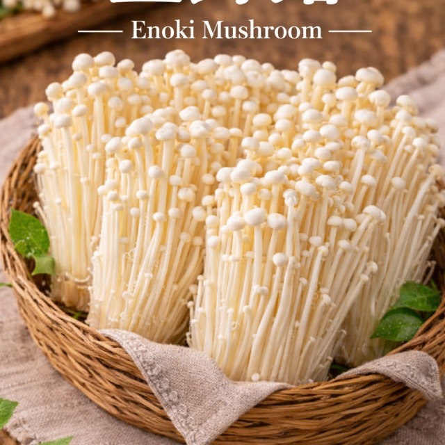 【冷藏】新鮮金針菇｜1公斤