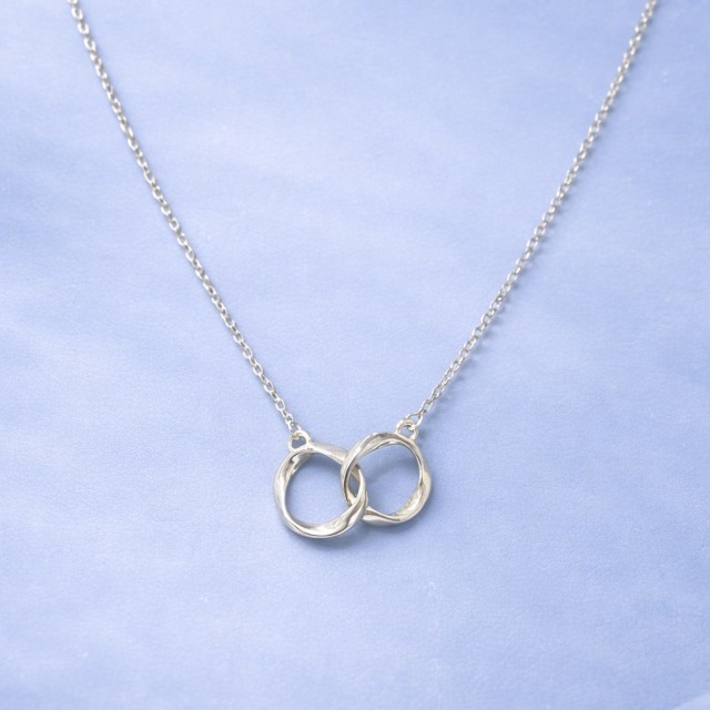 【豐銘嚴選】純銀 莫比烏斯雙環套鍊