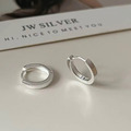 【豐銘嚴選】純銀 亮面貓眼耳扣
