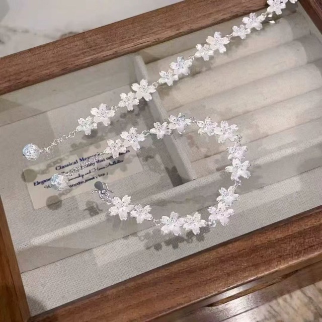 【豐銘嚴選】純銀 花神祝福手工拉絲手鍊