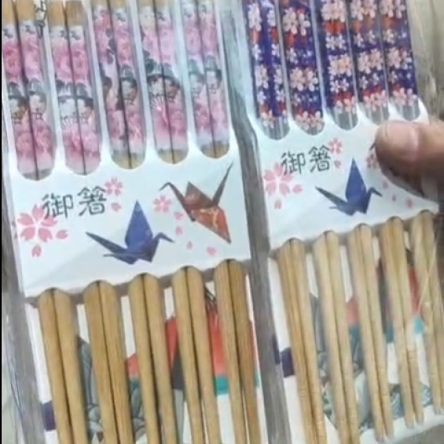15標 天然御箸 5雙 (顏色隨機