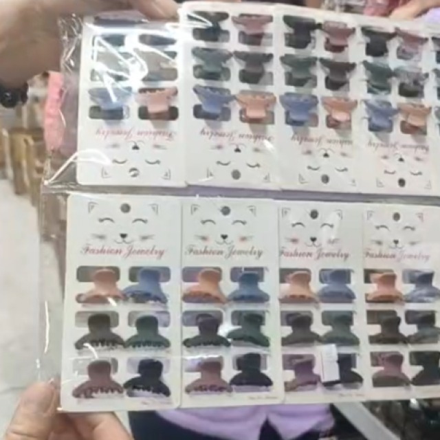 55標 一卡小髮夾 6入