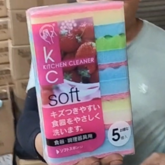 99標 海綿菜瓜布（5入