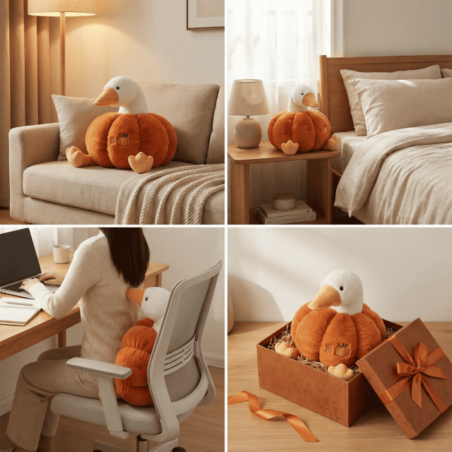治癒系鵝抱枕