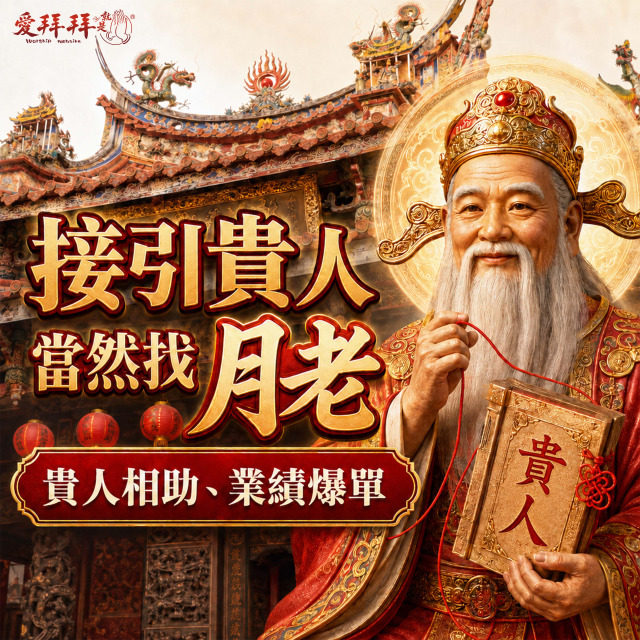 貴人變多小人就變少！【提升業績 好人緣！】接引貴人 月老星君 關聖帝君 求貴人 提升人緣 改善人際關係