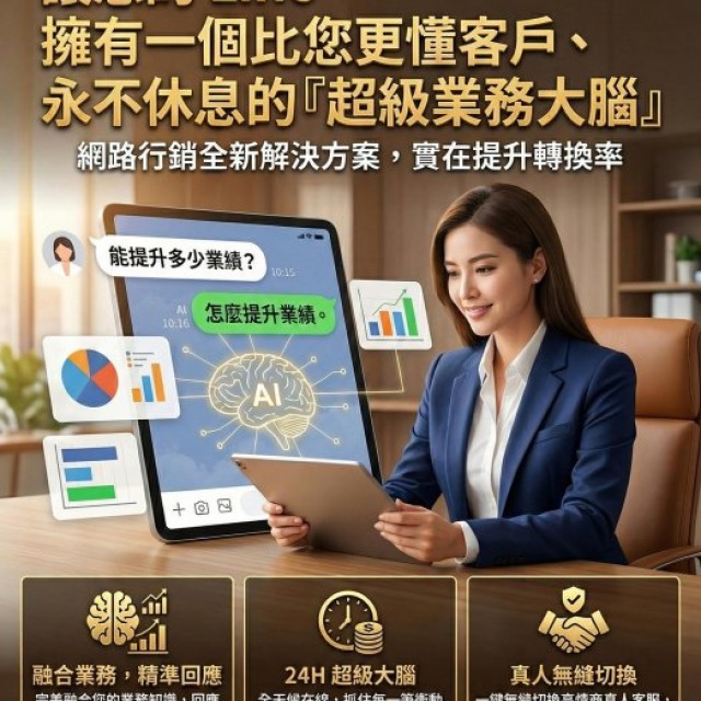 終結半夜漏單！Line 官方帳號 AI 自動回覆外掛｜1萬買斷制，無後續高昂 SaaS 月費｜進階版整合網站智能ai客服