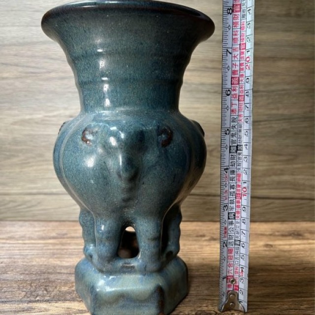 【高仿精品】開運風水擺件 仿清乾隆 窯變釉三羊尊 陶瓷花瓶 / 三陽開泰招財聚氣 / 中式玄關客廳陳設
