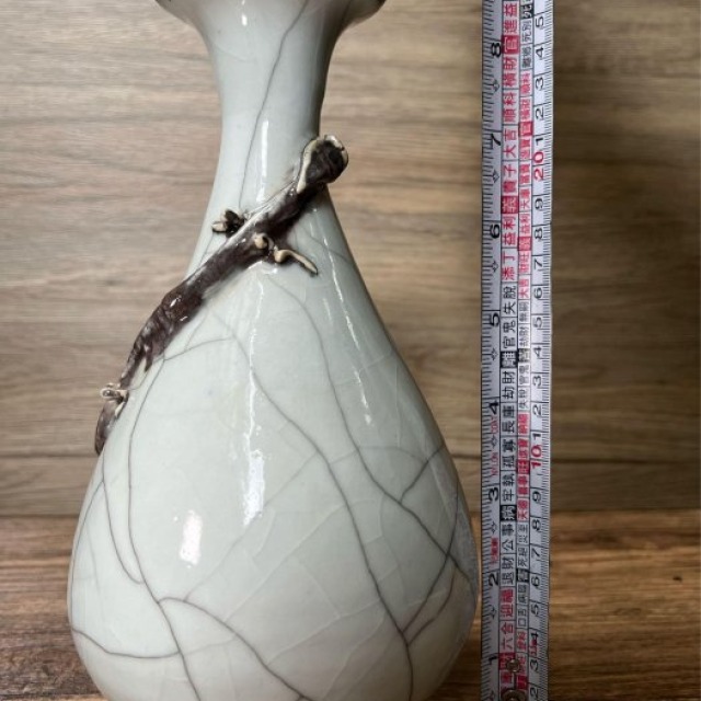 景德鎮手繪高仿釉裡紅雲龍紋天球瓶，無款復古大氣擺件，中式客廳玄關博古架裝飾瓷器，粗獷古樸風水瓶