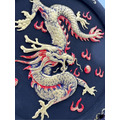 招財金龍「炭」賺很大龍王炭雕盤附盤架 黑色屬水可聚財富貴來 材質為精選活性碳淨化空氣除不好磁場可置財位或辦公室作業電腦旁-3