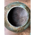 【古董重器】東周/戰國 龍鳳紋青銅缶（重2035g）附元素分析鑑定報告、保真精品-3