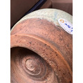 【古董珍藏】大件 34.5cm 鈞窯窯變紫斑花口瓶：經顯微元素分析，金元時期真品-8
