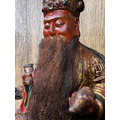 【老味收藏．慈祥福德】清代/民國 老木雕福德正神（土地公）神像 - 帶濃厚香火皮殼-4