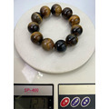 老大爺老貨巴西 黃虎眼石手鍊 20mm 虎眼石 虎睛石手串 天然虎眼石手串 現貨台灣出貨速度快 照片為樣品 出貨嚴格把關-4