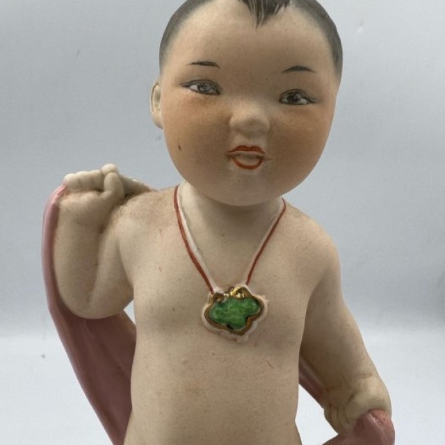 精緻中國小童子可愛公仔日系陶瓷器太髒了，我明天帶你去洗澡！18禁 #日式陶瓷 #日系 #中國娃娃 #可愛小童 #童子