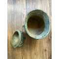 【古韻猶存】商周風格 仿古青銅器 瑞鳥提梁盉（酒器）| 饕餮紋 鳳鳥紋 居家復古擺件 鎮宅招財裝飾 (無鑑定書)-11