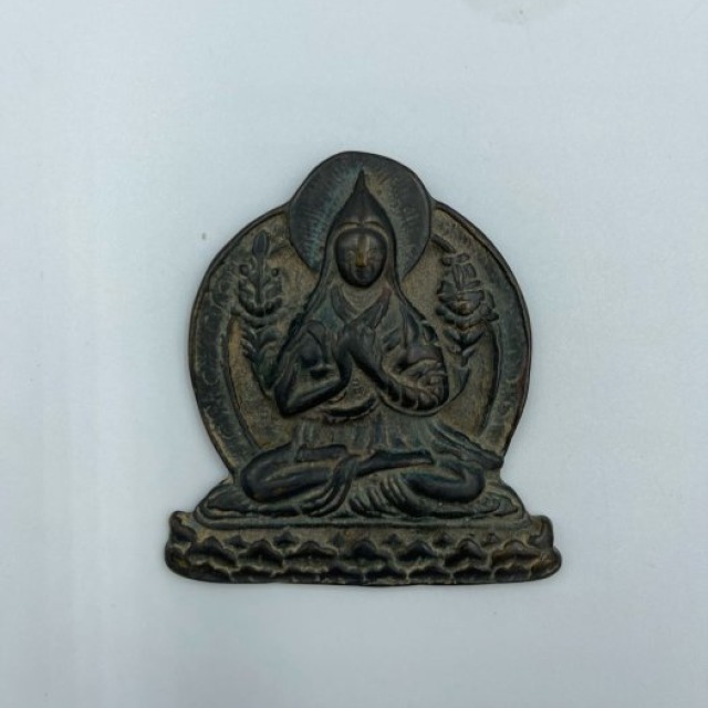 清代百年老件宗喀巴祖師藏傳佛教天鐵佛像難得有緣人法喜自充滿圓滿此生 爐香讚爐香乍熱 法界蒙熏 諸佛海會悉遙聞 隨處結祥雲