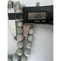 老大爺老貨天然緬甸玉翡翠玉圓珠項錬 13mm 水頭美 僅剩3條 售完為止-1