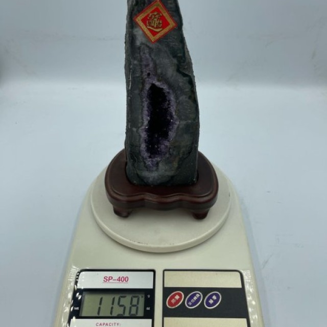 愛台灣桌上型紫水晶洞安放個人辦公桌化煞超有感 台灣地圖的神祕圖案TAIWAN紫水晶洞巧妙晶簇晶華地段 實物拍攝絕對好東西