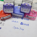 免蓋連續印章 1*2.7cm (小)手簽章 連續印章 客製章 教師章 姓名章 姓名印章 免蓋印章 光敏印章 光敏章 連續章 手寫簽名章-5
