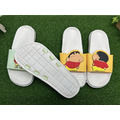 KR/ing#蠟筆小新#黃白色：拖鞋/室內鞋(約25cm)。-1