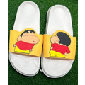 KR/ing#蠟筆小新#黃白色：拖鞋/室內鞋(約25cm)。