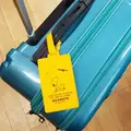 𓂃.◌𓈒𖡼｜JP#史努比#飛機#黃：行李箱/旅行箱/行旅箱，吊牌卡(約H10.5×W6.7cm)。