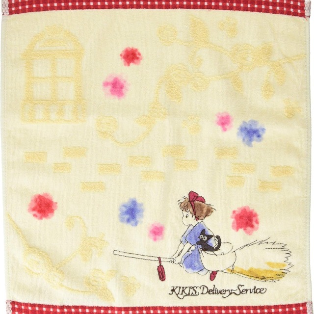 𓂃.◌𓈒𖡼｜JP#吉卜力#魔女宅急便：方巾五件組(25×25cm)。