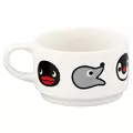 𓂃.◌𓈒𖡼｜JP#企鵝家族/Pingu#Pinga#白：瓷，馬克杯(約9.5×H5.5cm/300ml)。