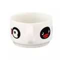 𓂃.◌𓈒𖡼｜JP#企鵝家族/Pingu#Pinga#白：瓷，馬克杯(約9.5×H5.5cm/300ml)。-3