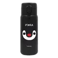 𓂃.◌𓈒𖡼｜JP#企鵝家族/Pingu#Pinga：不鏽鋼，水瓶水壺罐(約65×184mm/保温86度以上(1時)62度以上(6時)保冷9度以下(6時)/350ml)。