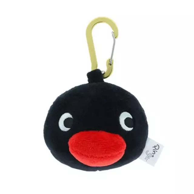 𓂃.◌𓈒𖡼｜JP#企鵝家族/Pingu：鏡子/鎖扣鑰匙圈吊飾組(約7.5×7.8×5cm)。
