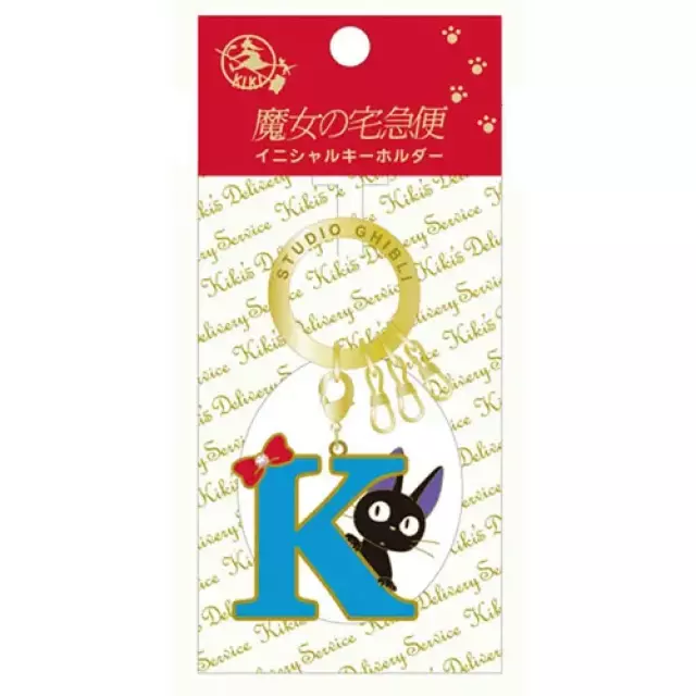 𓂃.◌𓈒𖡼｜JP#吉卜力#魔女宅急便#KiKi#K：卡牌/鎖扣鑰匙圈吊飾五件組(約5.2×8cm)。