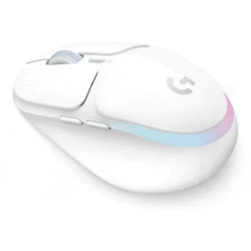 TW/ing#羅技/Logitech#無線款#白：滑鼠(G705)。