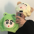 蠟筆小新珊瑚絨乾髮帽-3