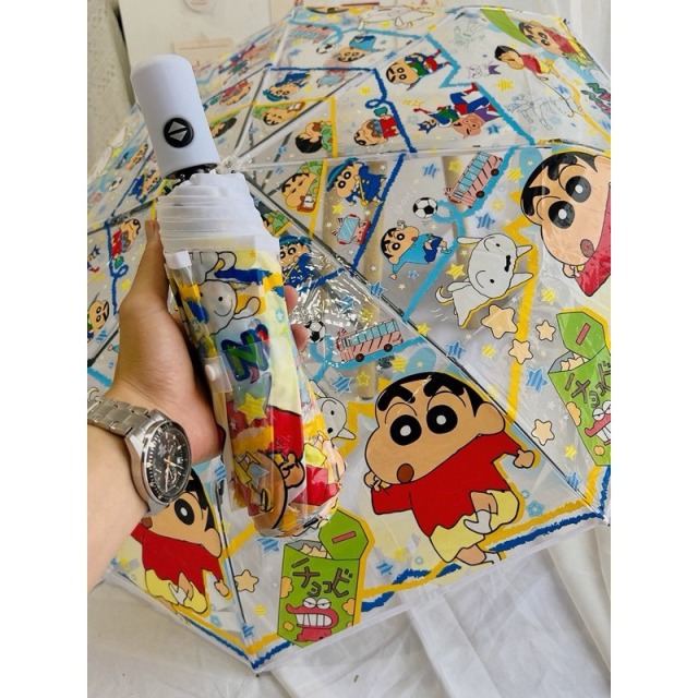 蠟筆小新透明雨傘